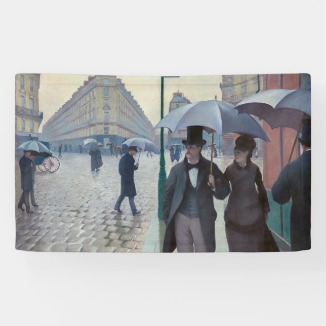 Lona Gustave Caillebotte - Paris Street; Rainy Day (Horizontal)