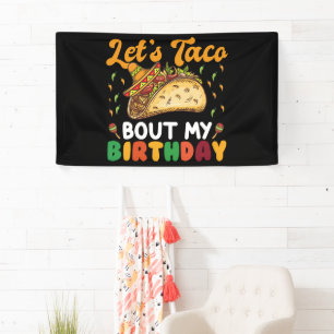 Lona Hablemos De Taco Sobre Mi Cumpleaños Fiesta Cinco 
