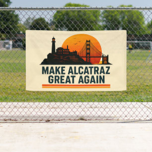 Lona Hacer a Alcatraz grande de nuevo divertido