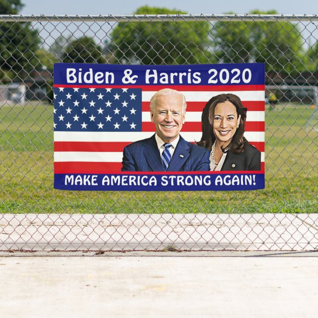 Lona Hacer que Estados Unidos sea fuerte otra vez Biden (In situ)