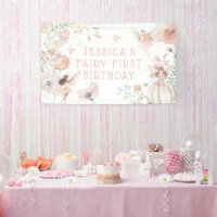 Hada de acuarela caprichosa primer cumpleaños