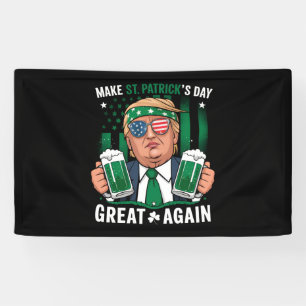 Lona Haga de nuevo genial el día de San Patricio Trump 