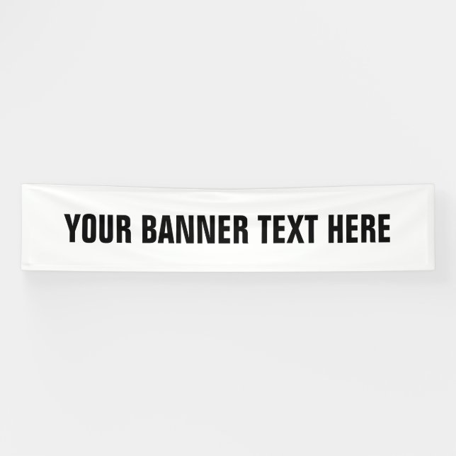 Lona Haga su propia bandera interior o al aire libre de (Horizontal)