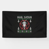 Hail Satan Cabeza de cabra Pentagram Funny Satanic