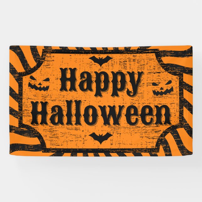 Lona Halloween angustiado (Horizontal)