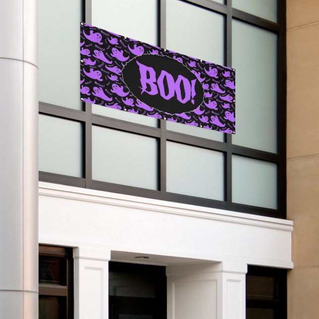 Lona ¡Halloween BOO! (Edificio exterior)