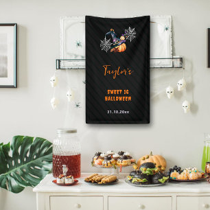 Lona Halloween Calabaza Gorra de Brujas Fantasmas dulce