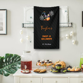 Lona Halloween Calabaza Gorra de Brujas Fantasmas dulce