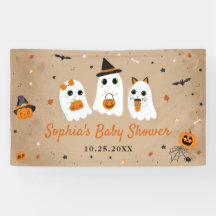 Halloween Cute Ghost Baby Shower