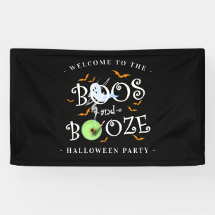 Lona Halloween de Black Boos & Booze