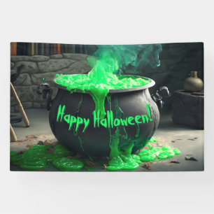 Lona Halloween de Cauldron, una bruja torpe