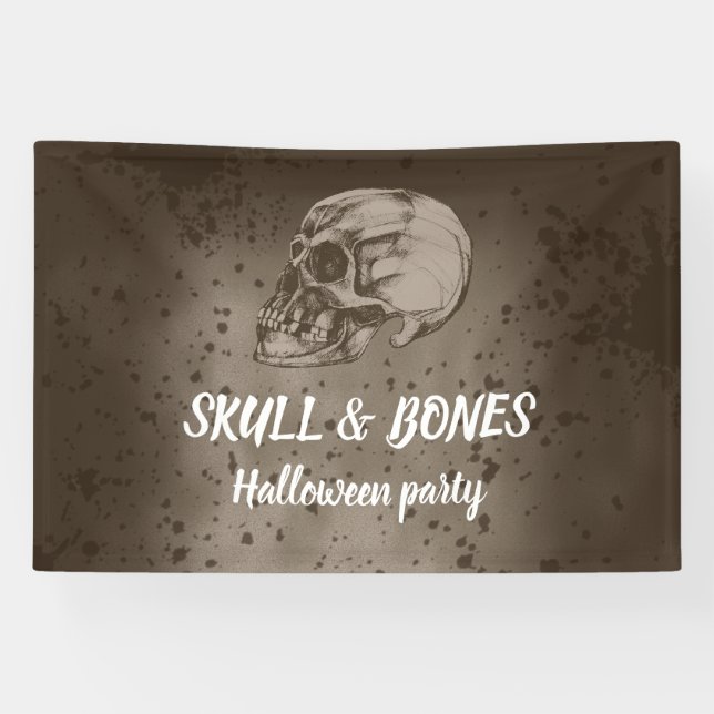 Lona Halloween de Skull & Bones (Horizontal)