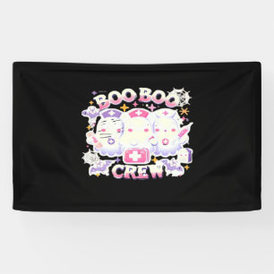 Lona Halloween Enfermera Ghost Squad Boo Crew Funny Spo