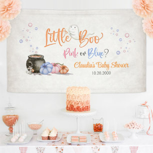 Lona Halloween Género revela Baby Shower