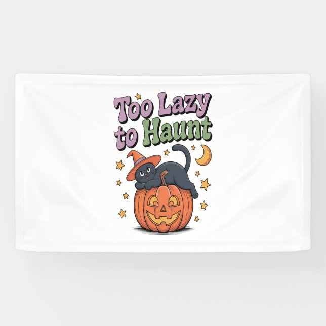 Lona Halloween Lazy Ghost (Horizontal)