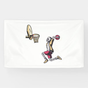 Lona Halloween Skeleton Basketball Player Costume Skull