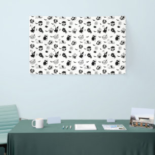 Lona Halloween Spookan Cute Pattern Horror de vacacione