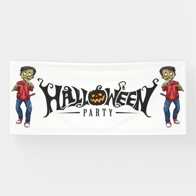 Lona Halloween Zombies (Horizontal)