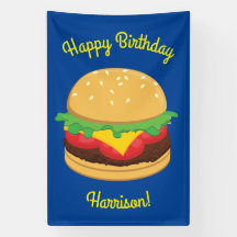 Hamburger Birthday Party Burger