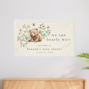 Lona HANNAH Vintage Boho Podemos Esperar Baby Shower