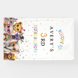 Lona HAPPY BIRTHDAY! Zoo Kids Birthday 