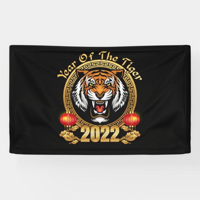 Lona Happy Chinese New Year 2022 Year of the Tiger (Horizontal)