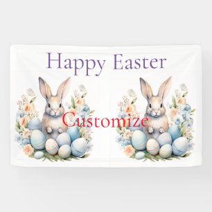 Lona Happy Easter Bunny Basket Thunder_Cove
