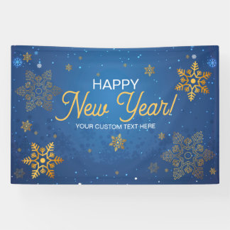 Lona Happy New Year party backdrop