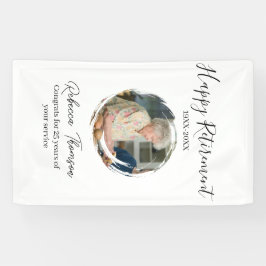 Lona Happy retirement year name circle photo retired