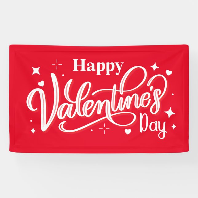 Lona Happy Valentine's Day banner (Horizontal)