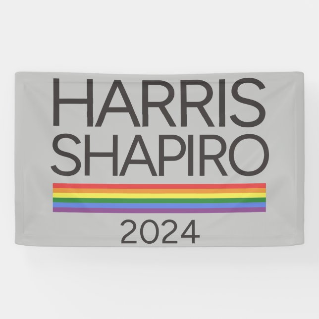 Lona Harris Shapiro 2024 Orgullo LGBTQ Kamala Harris (Horizontal)
