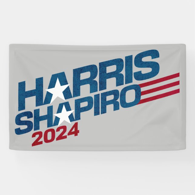 Lona Harris Shapiro 2024 Stars and Stripes Patriotic (Horizontal)