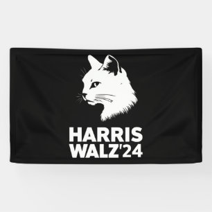 Lona Harris Waltz 2024 Elección Divertido Gato Kamala T