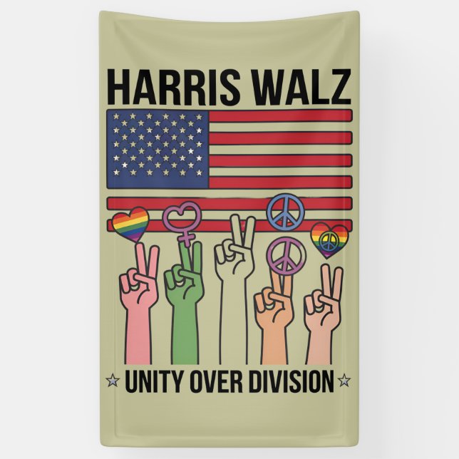 Lona Harris Waltz 2024 Unidad Sobre División (Vertical)