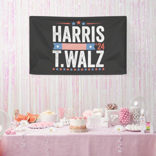 Lona Harris Walz 2024 Elecciones Kamala Tim Waltz (Fiesta)