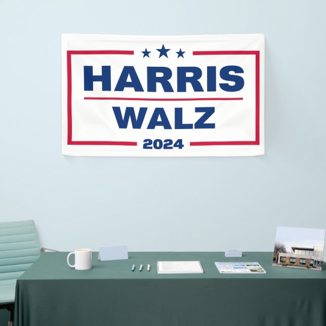 Lona Harris Walz 2024 Kamala Harris Tim Walz Elección (Feria)