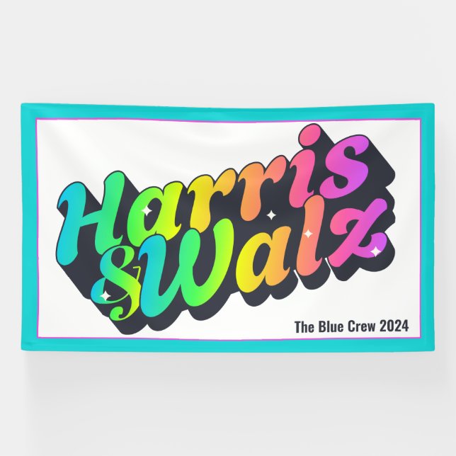 Lona Harris y Walz Rainbow (Horizontal)