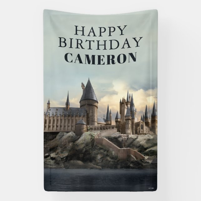 Lona Harry Potter | Castillo de Hogwarts de día (Vertical)