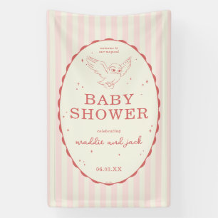 Lona Harry Potter Hedwig Raya Rosa Baby Shower