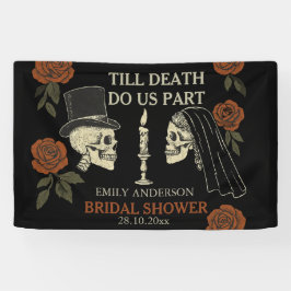 Lona Hasta la muerte nos separan de Halloween ducha de