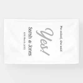 Lona He asked she said yes engagement simple silver dat