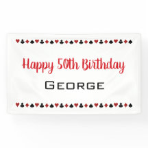 Heart Diamond Spade Club Casino Cumpleaños