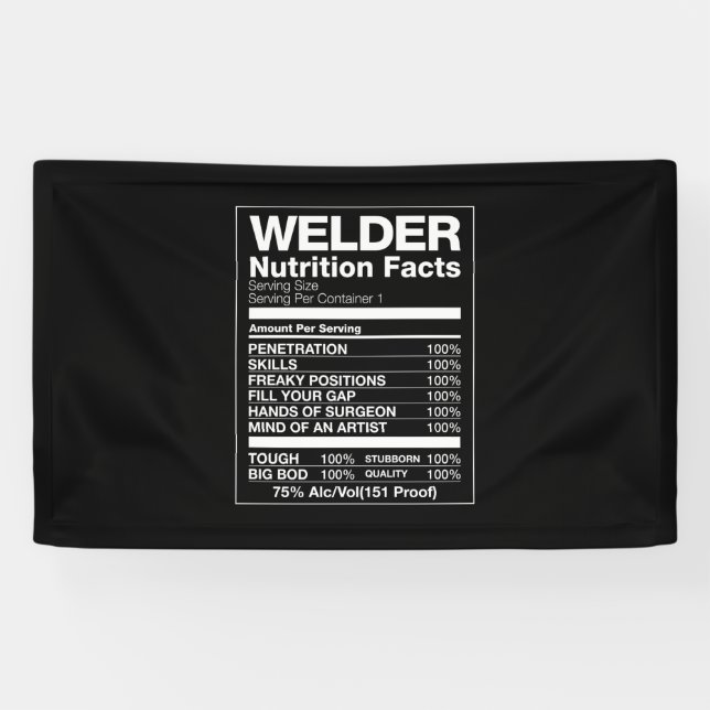 Lona Hechos de nutrición de soldadura (Horizontal)
