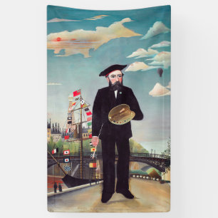 Lona Henri Rousseau - Autorretrato-Paisaje