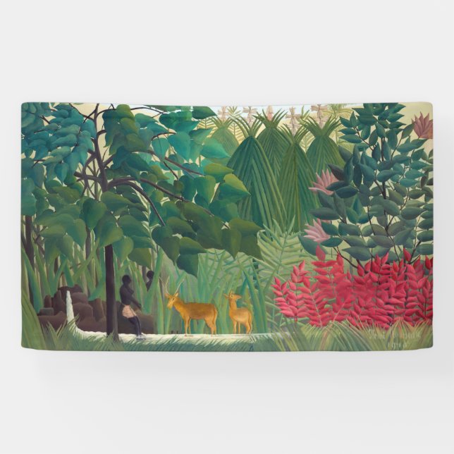 Lona Henri Rousseau - La cascada (Horizontal)