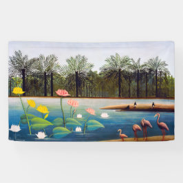 Lona Henri Rousseau - Los flamencos