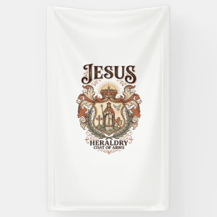 Lona Heráldica de Jesús Escudo de Armas Heráldica de Je