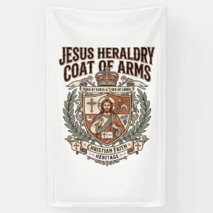 Lona Heráldica de Jesús Escudo de Armas Heráldica de Je