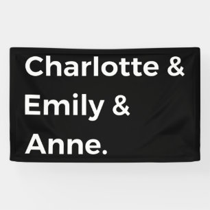Lona Hermanas Brontë I - Charlotte & Emily & Anne