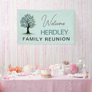 Lona Hermosa reunión familiar del árbol genealógico